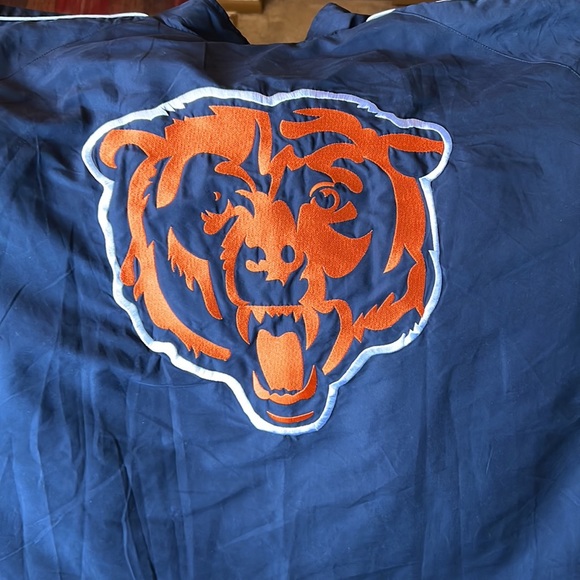 Nfl size 8xl big navy orange and white light jacket - Picture 4 of 4